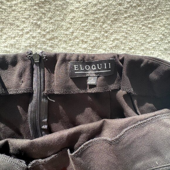 80s Style Peplum Blazer and Skirt Suit Set Eloquii - Picture 4 of 4